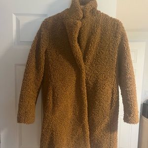 Jcrew Teddy Sherpa coat size small